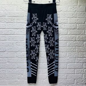 NWOT‼ New Orleans Voodoo Sz S Black Leggings Arena Football League Doll • READ‼